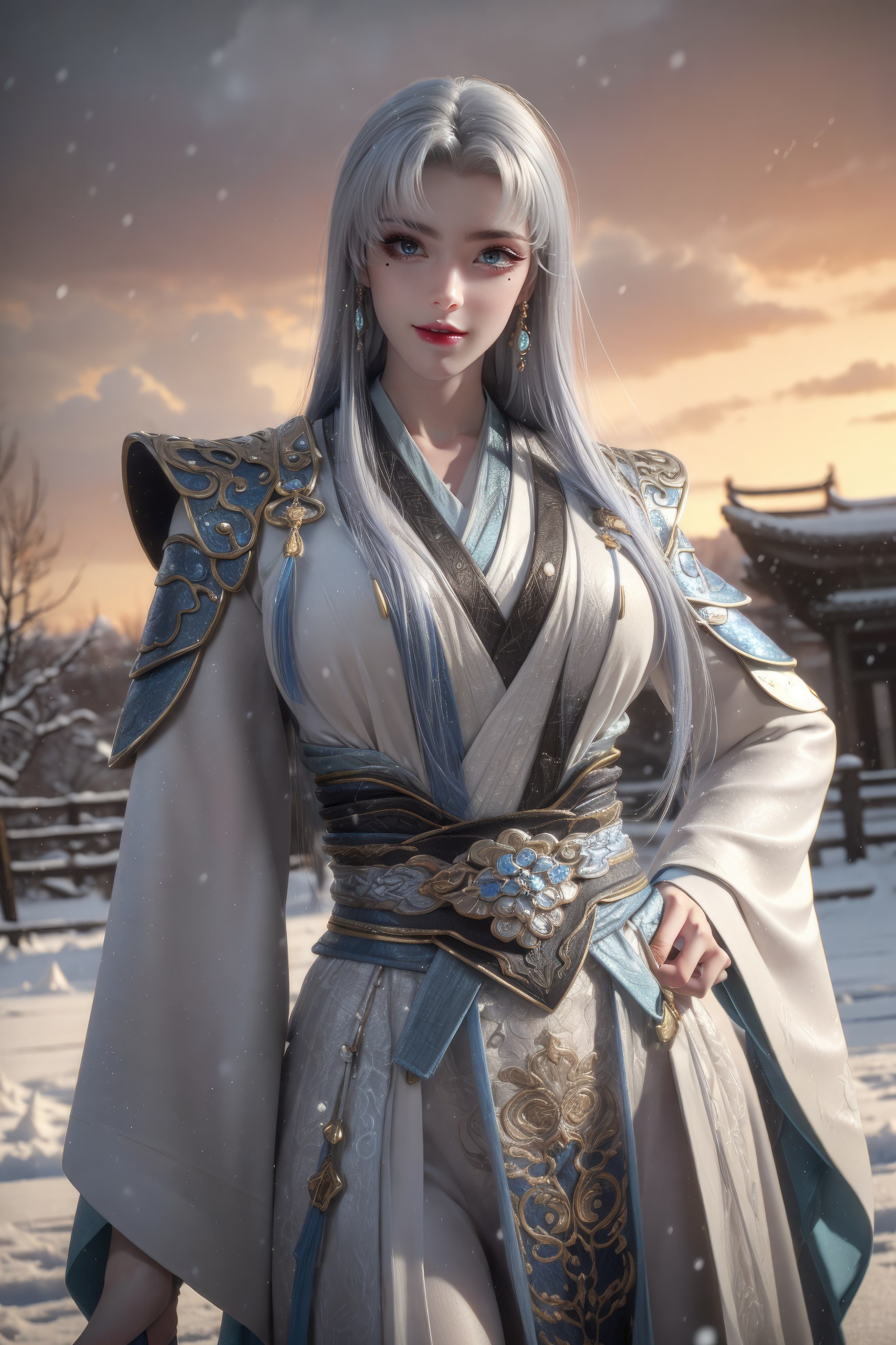 她的成功之